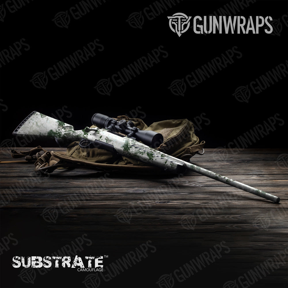 Rifle Substrate Snow Spruce Camo Gun Skin Vinyl Wrap Film