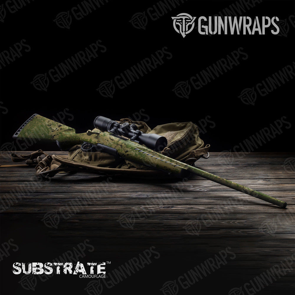 Rifle Substrate SPEC-WAR Camo Gun Skin Vinyl Wrap Film