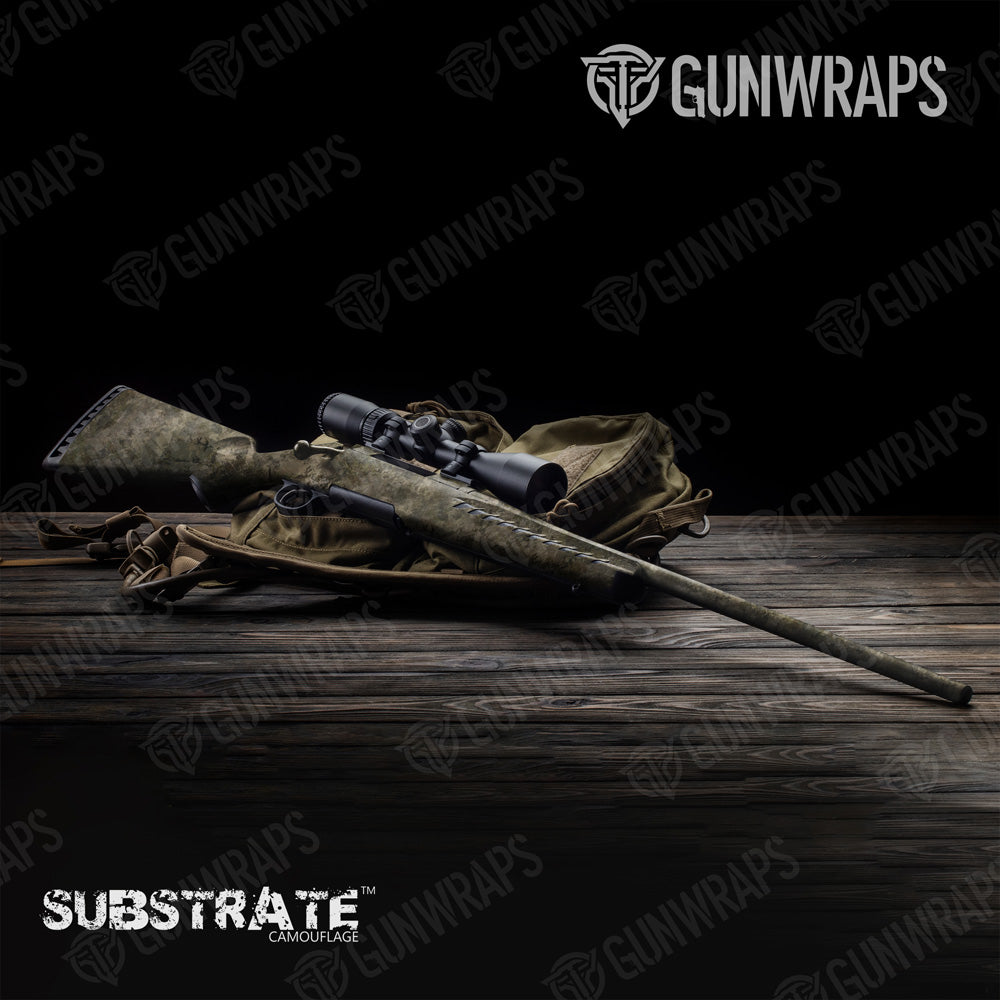Rifle Substrate Stealth Camo Gun Skin Vinyl Wrap Film