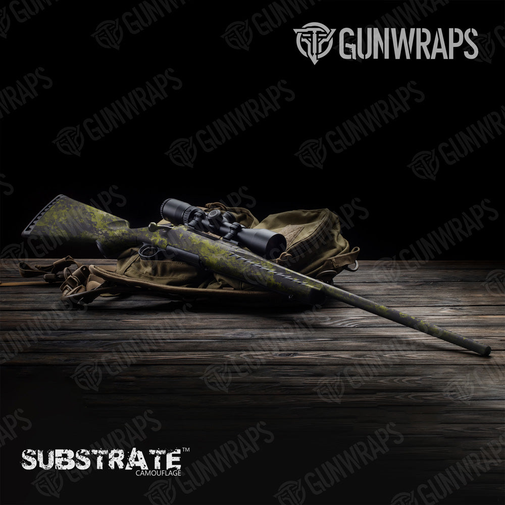 Rifle Substrate Stockholm Camo Gun Skin Vinyl Wrap Film