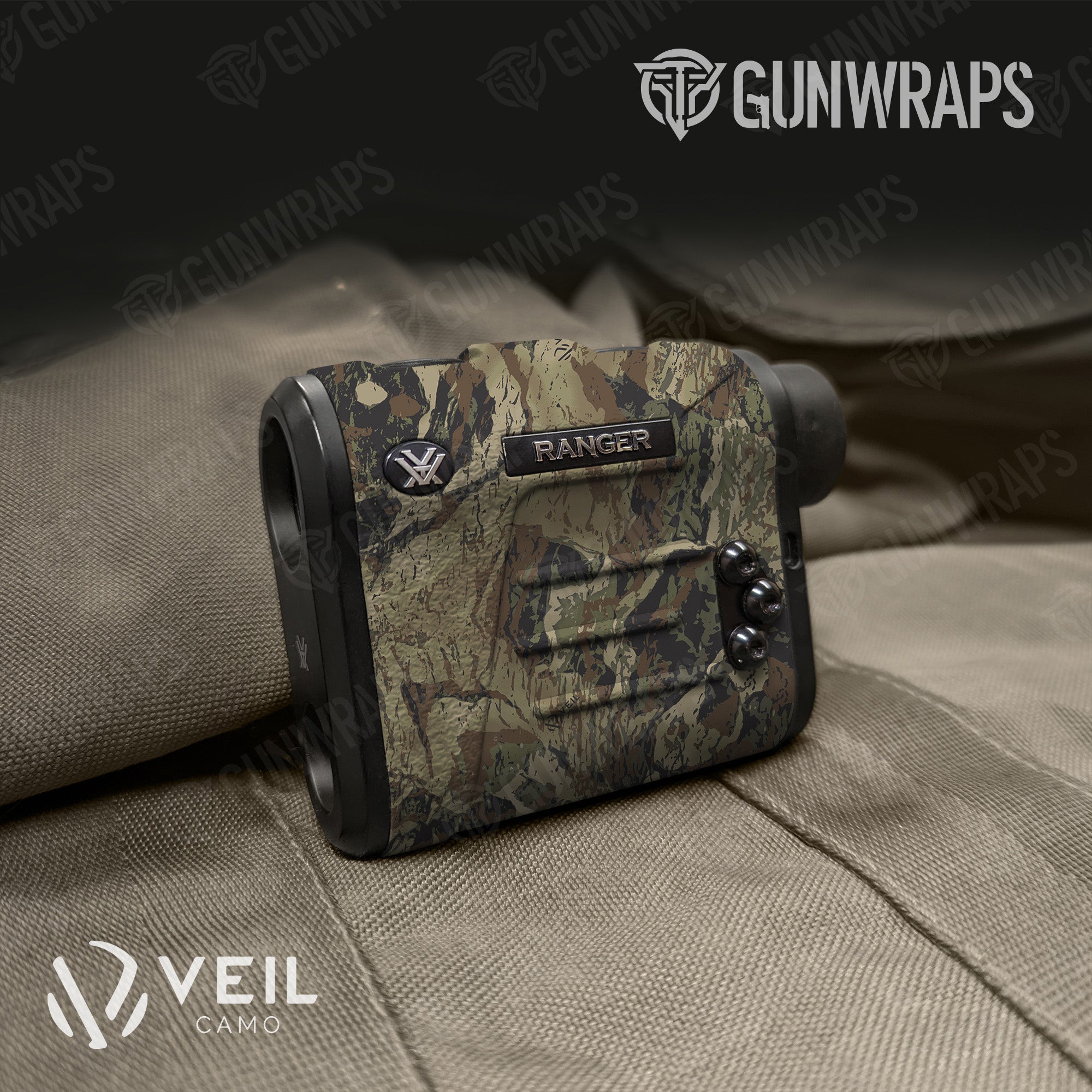 Rangefinder Veil Rumba Barren Camo Gun Skin Vinyl Wrap