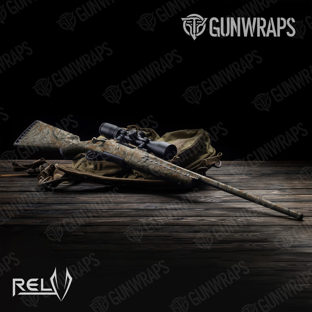 Rifle RELV Copperhead Camo Gun Skin Vinyl Wrap Film