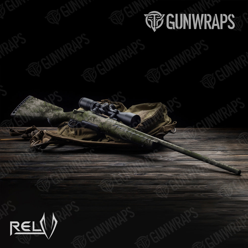 Rifle RELV Tunnel Rat Camo Gun Skin Vinyl Wrap Film