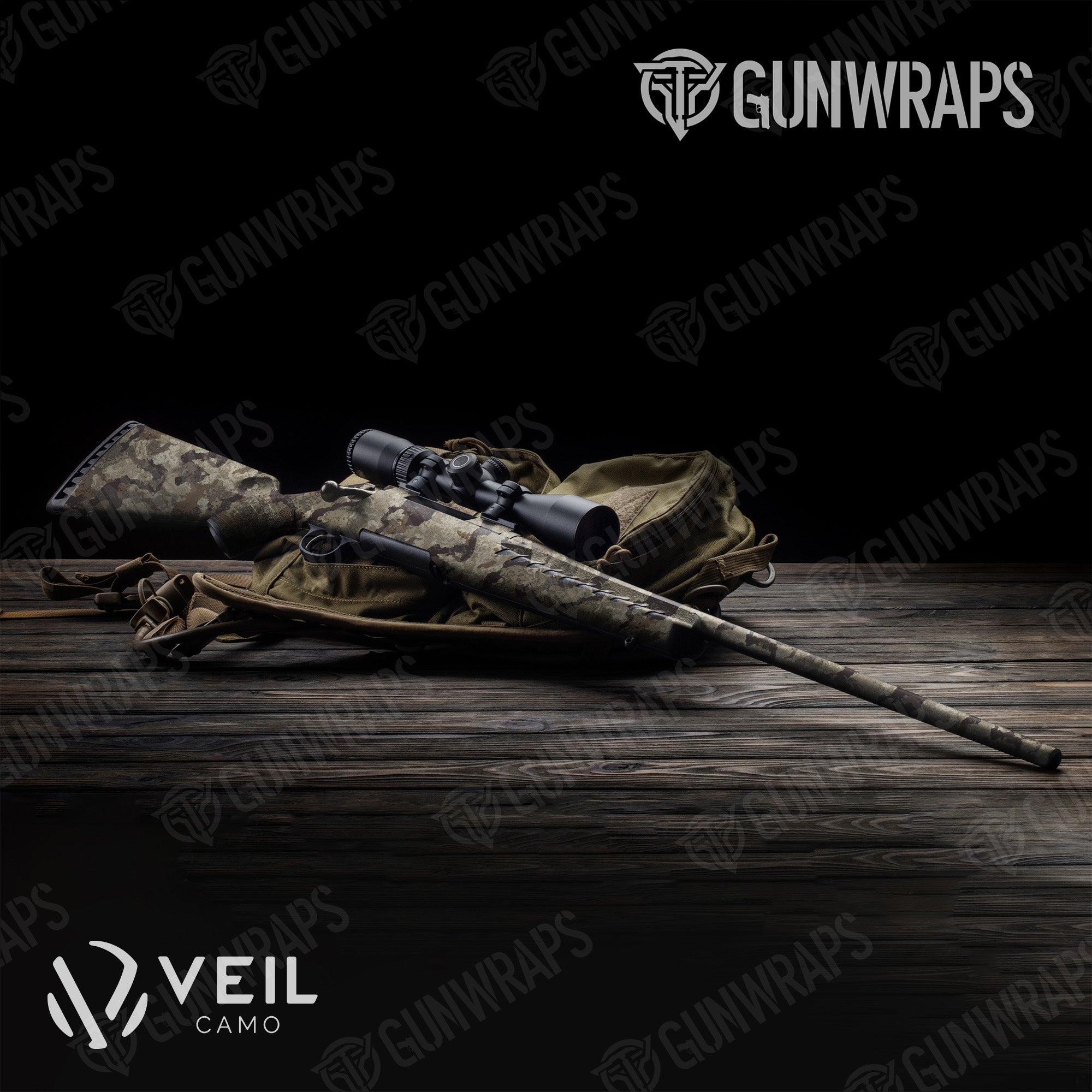 Rifle Veil Cervidae Camo Gun Skin Vinyl Wrap