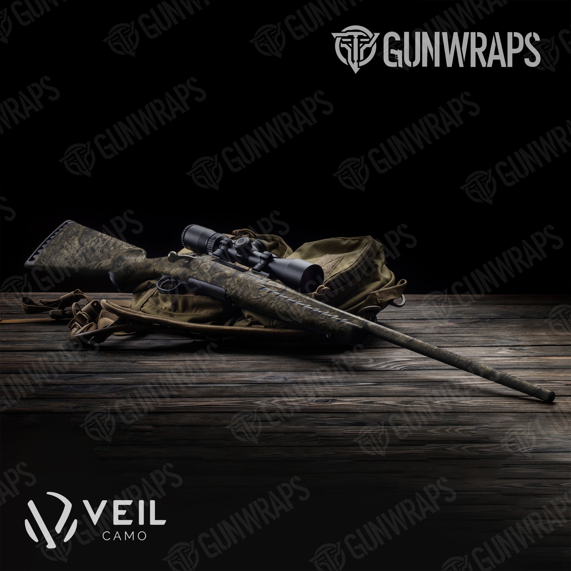 Rifle Veil Torrent Camo Gun Skin Vinyl Wrap