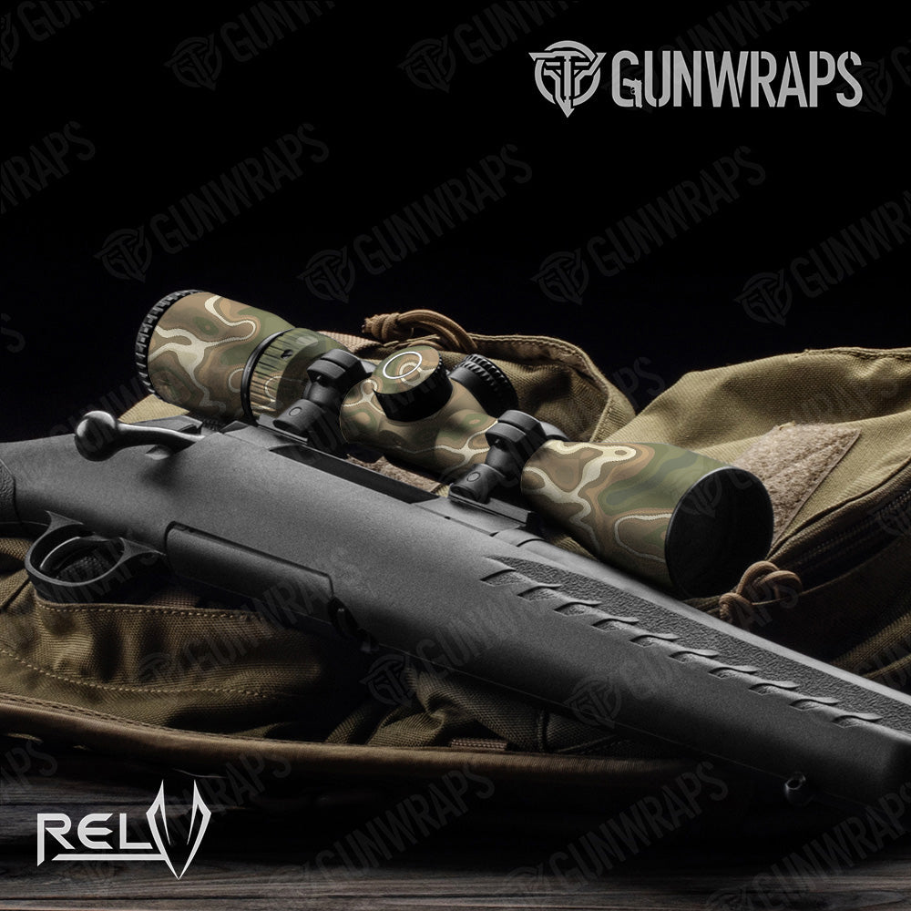 Scope RELV X3 Moab Camo Gear Skin Vinyl Wrap Film