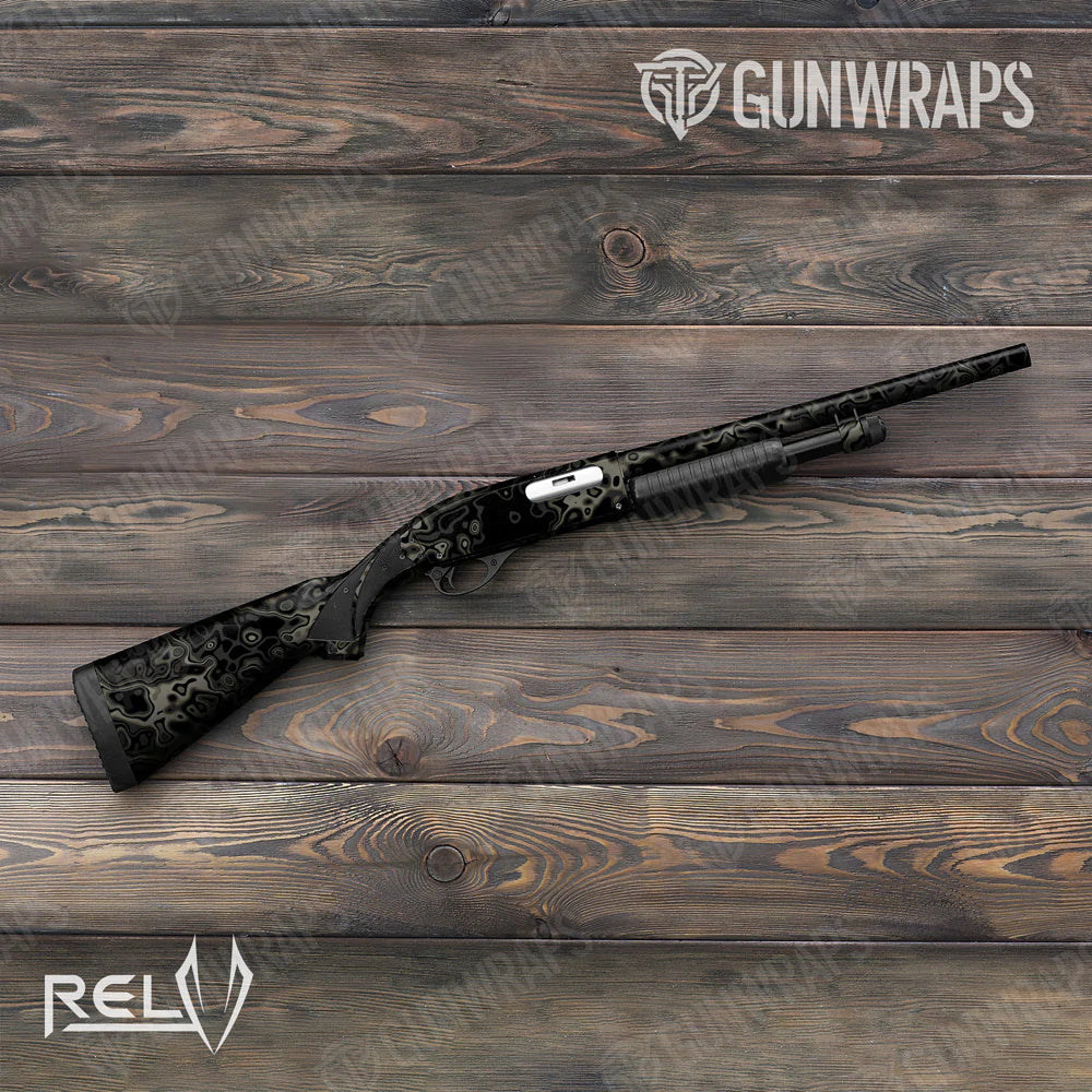 Shotgun RELV X3 Marauder Camo Gun Skin Vinyl Wrap Film