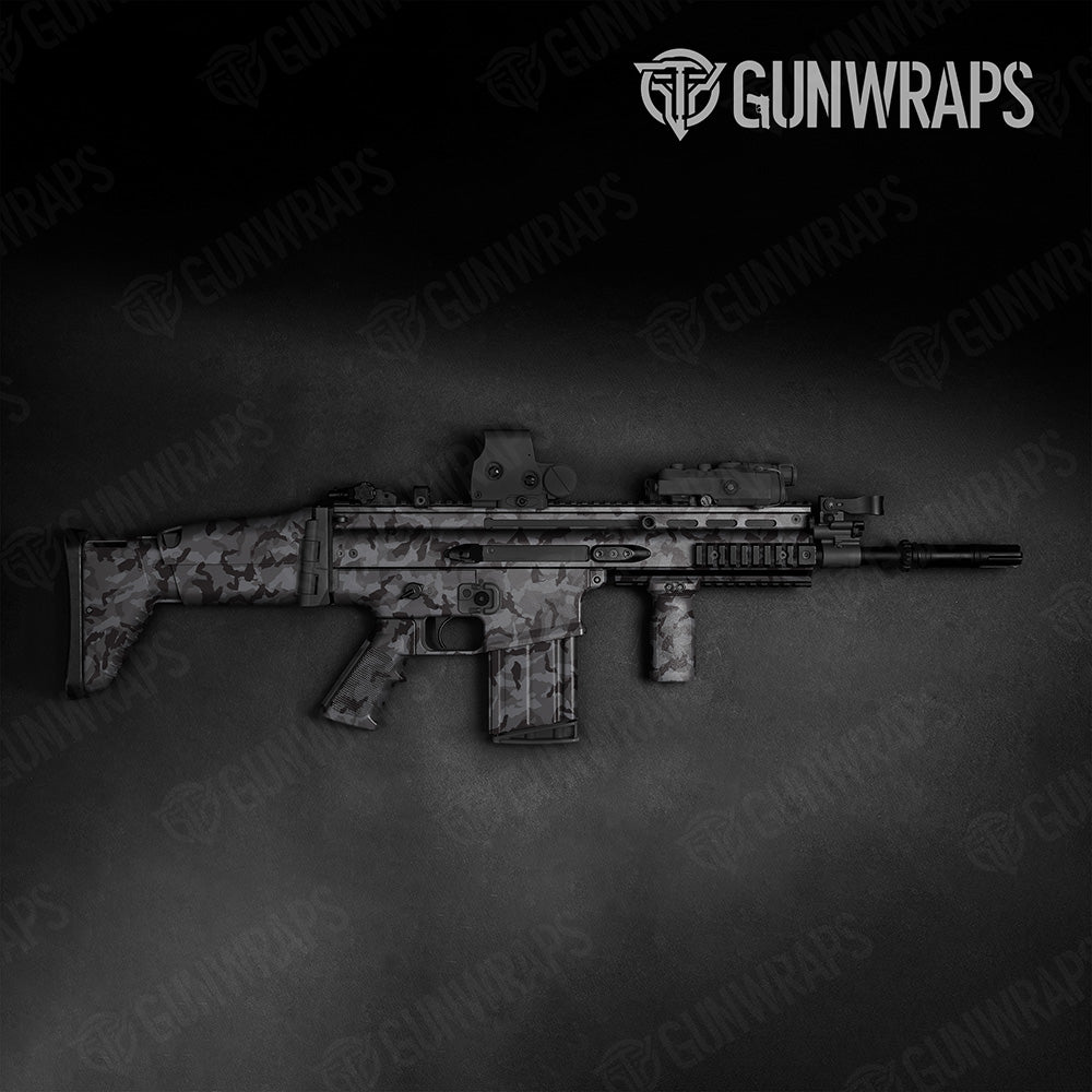 Erratic Elite Black Camo Tactical Gun Skin Vinyl Wrap