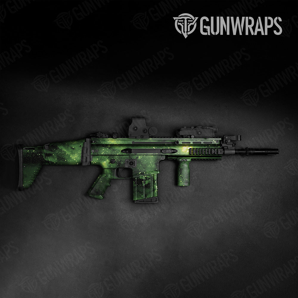 Galaxy Green Tactical Gun Skin Vinyl Wrap
