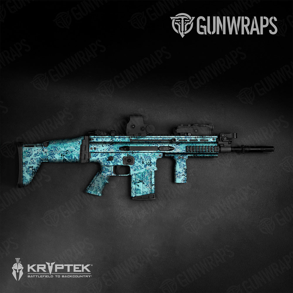 Tactical Kryptek Obskura Glacier Camo Gun Skin Vinyl Wrap