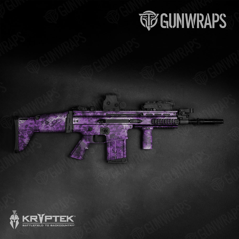 Tactical Kryptek Amethyst Camo Gun Skin Vinyl Wrap