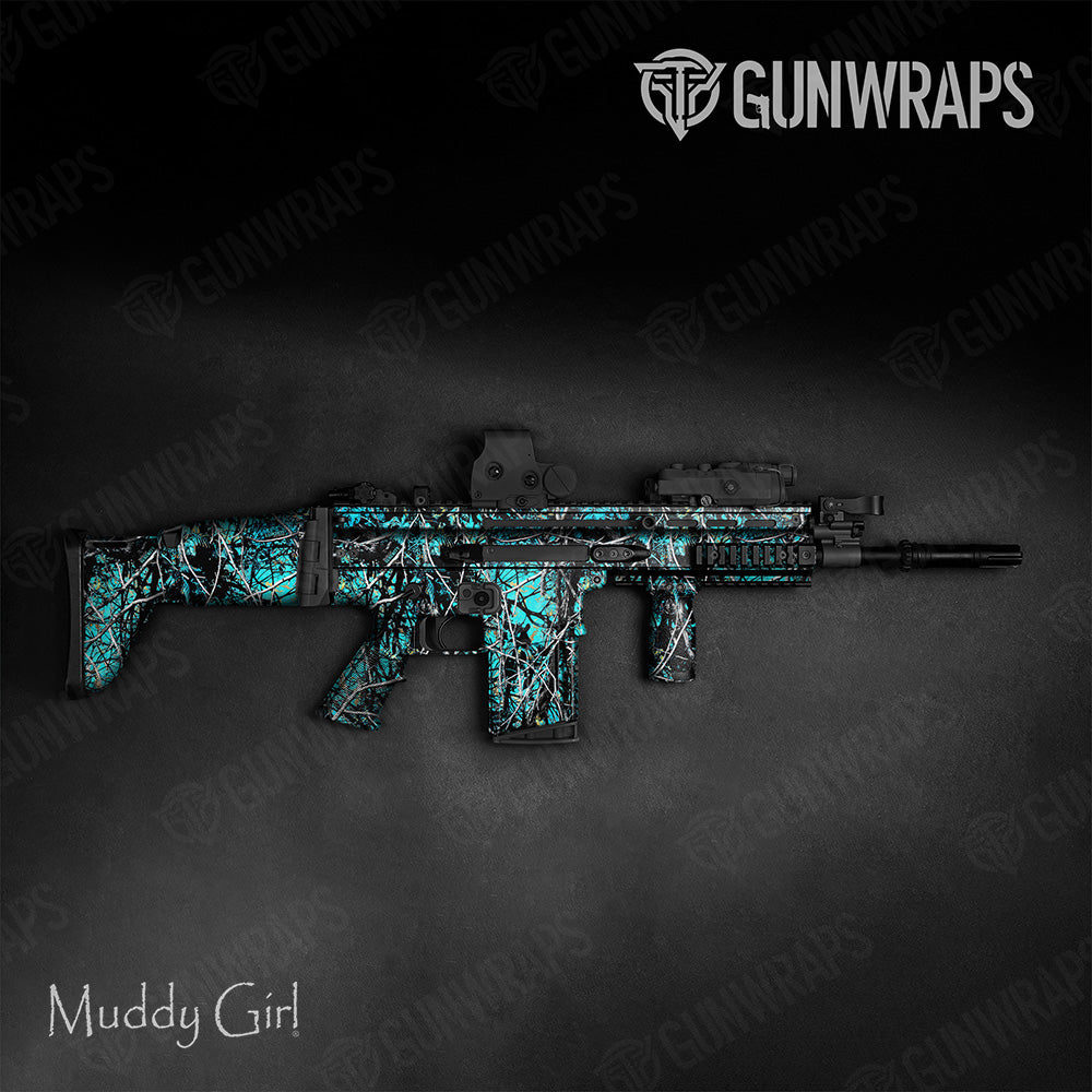 Tactical Muddy Girl Serenity Camo Gun Skin Vinyl Wrap