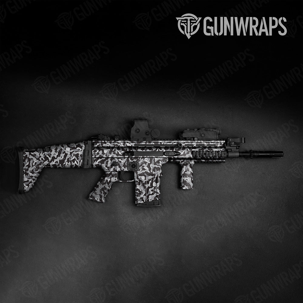 Ragged Urban Night Camo Tactical Gun Skin Vinyl Wrap