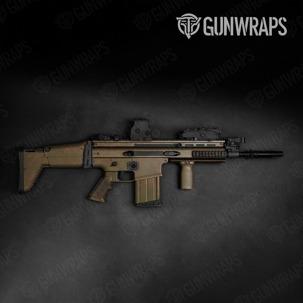 Rust World War Tactical Gun Skin Vinyl Wrap