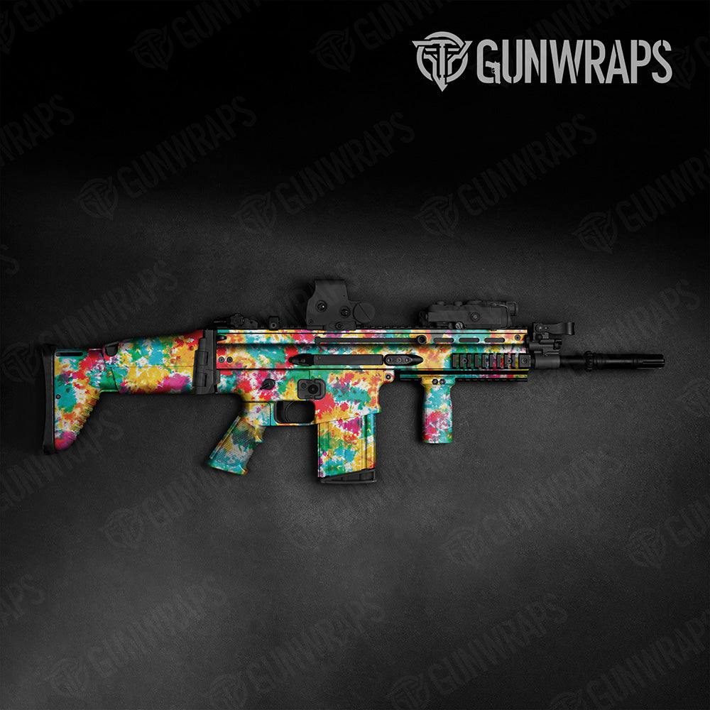 Tie Dye Jungle Fever Tactical Gun Skin Vinyl Wrap