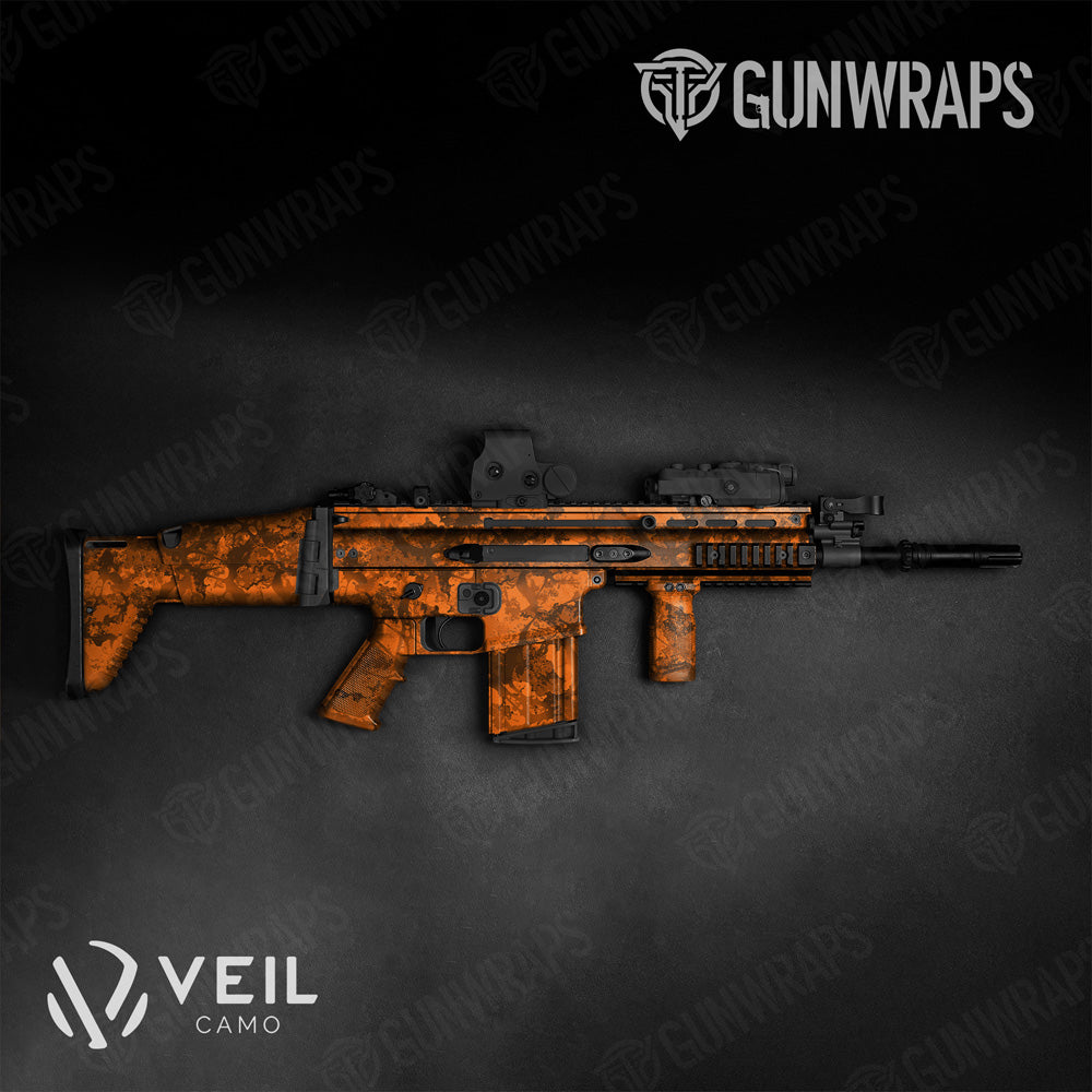 Tactical Veil Stoke Blaze Camo Gun Skin Vinyl Wrap