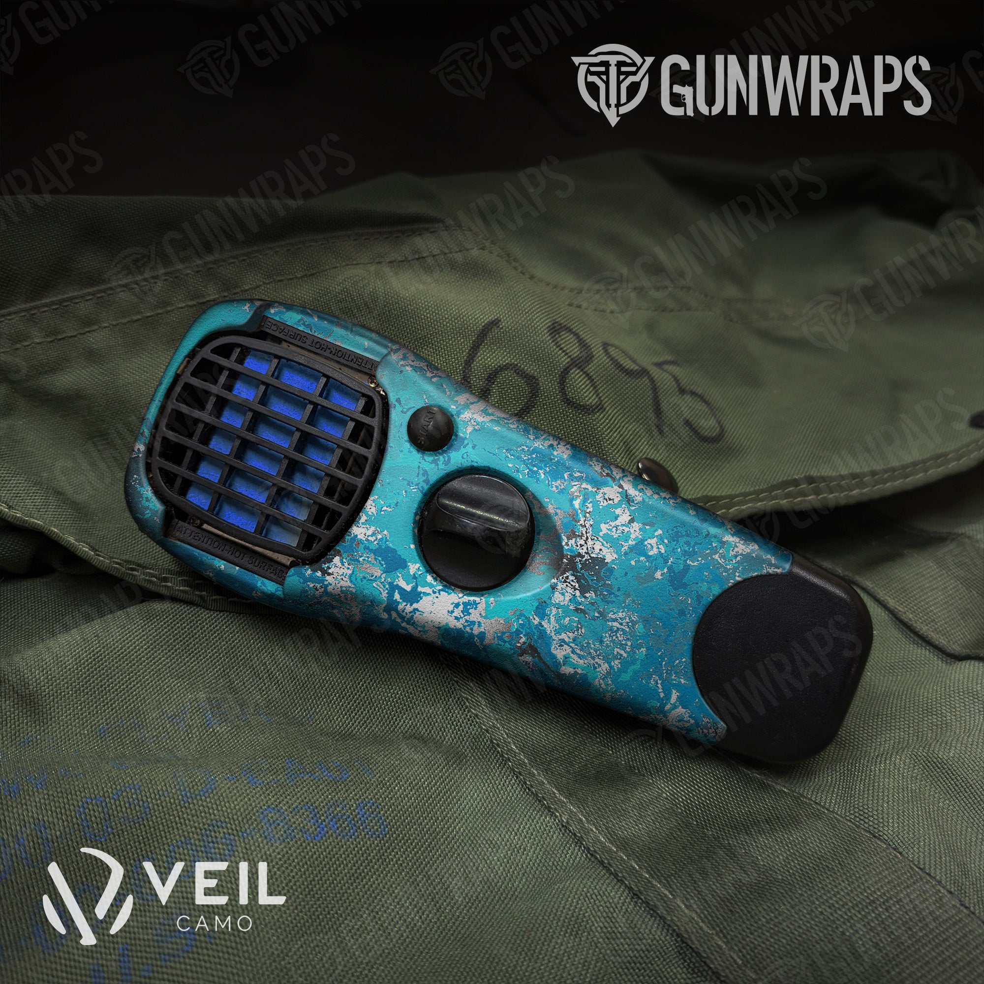 Thermacell Veil Wideland Mariner Camo Gear Skin Vinyl Wrap