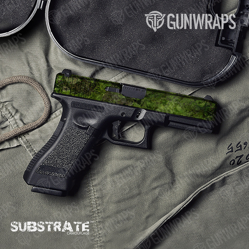 Pistol Slide Substrate Subtropic Camo Gun Skin Vinyl Wrap Film