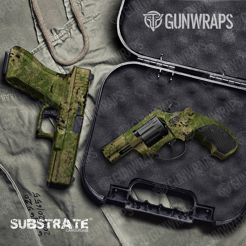 Pistol & Revolver Substrate SPEC-WAR Camo Gun Skin Vinyl Wrap Film