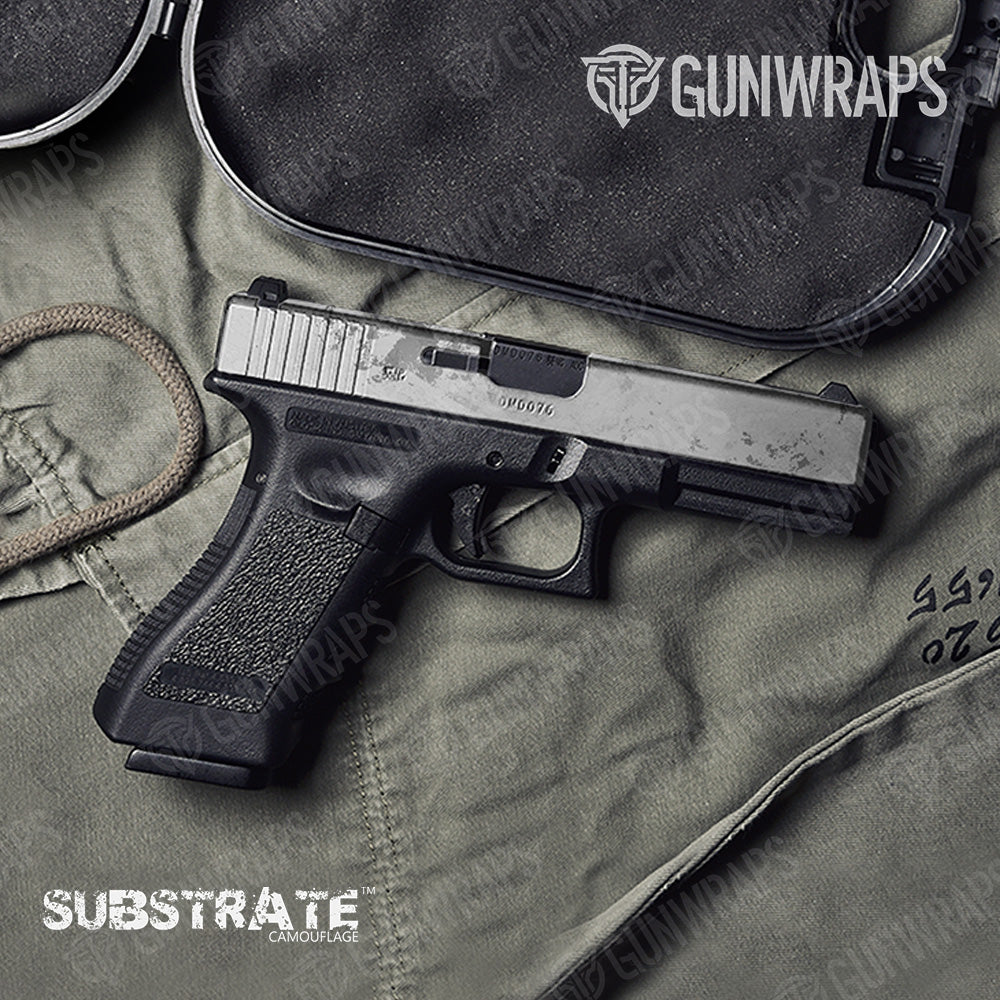 Pistol Slide Substrate Sedona Snow Camo Gun Skin Vinyl Wrap Film