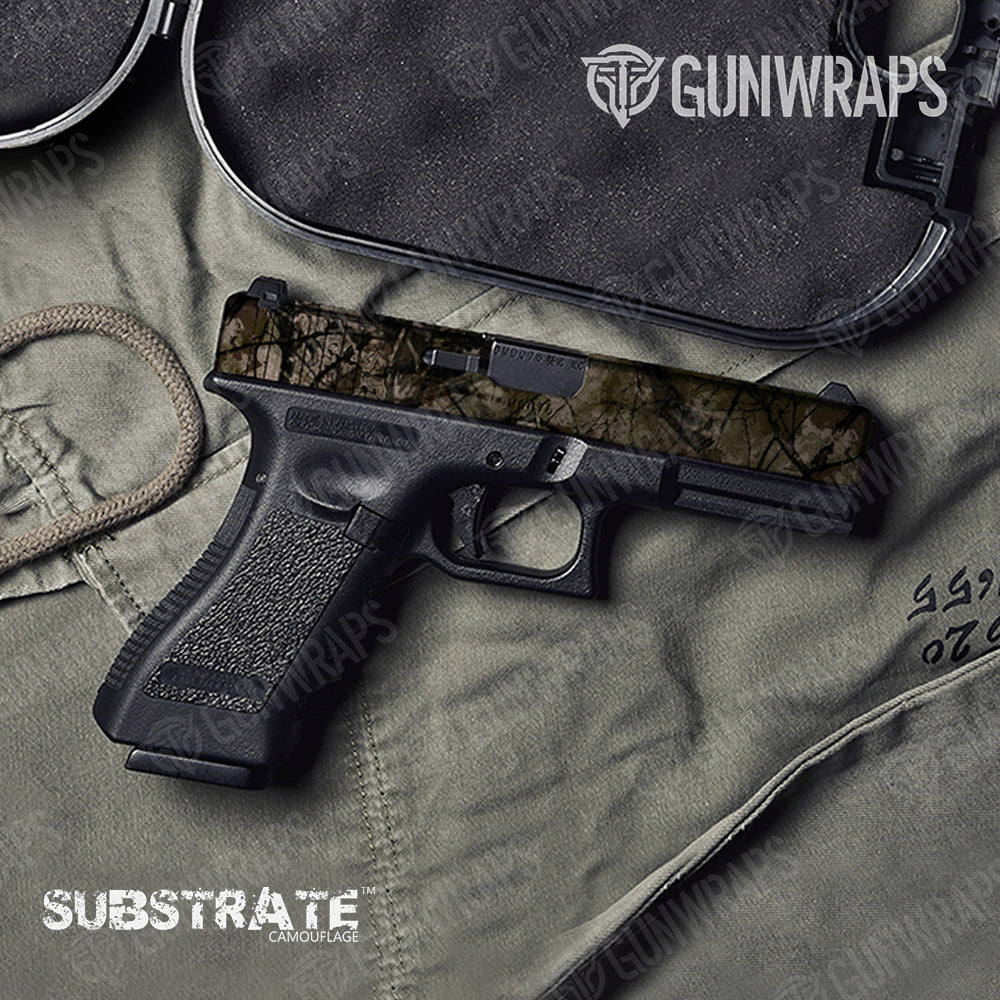 Pistol Slide Substrate Stalker Camo Gun Skin Vinyl Wrap Film