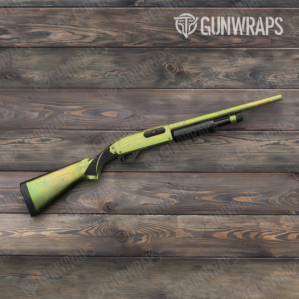 Damascus Carnival Shotgun Gun Skin Vinyl Wrap