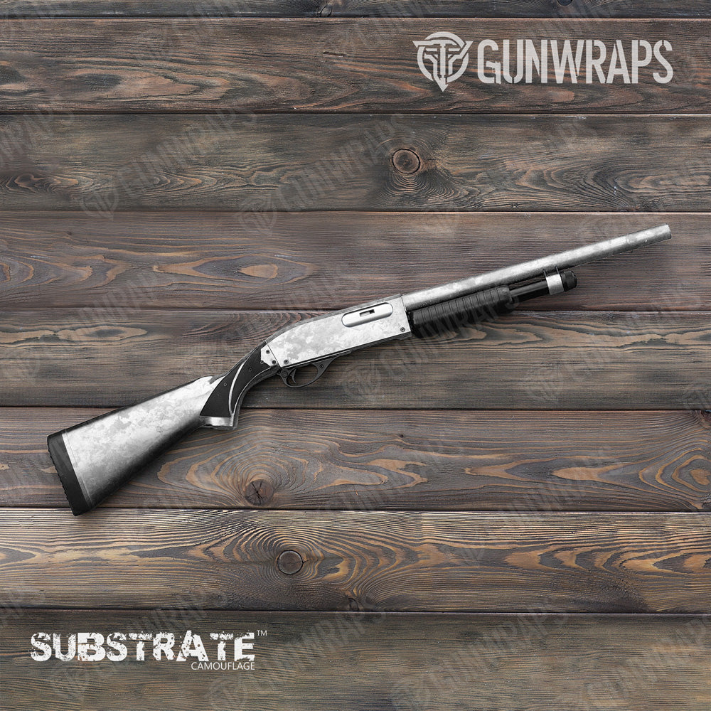 Shotgun Substrate Snowstorm Camo Gun Skin Vinyl Wrap Film