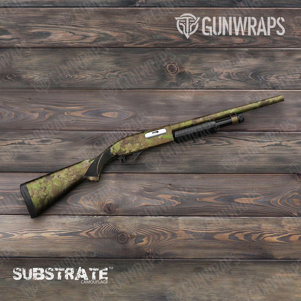Shotgun Substrate Springfield Camo Gun Skin Vinyl Wrap Film