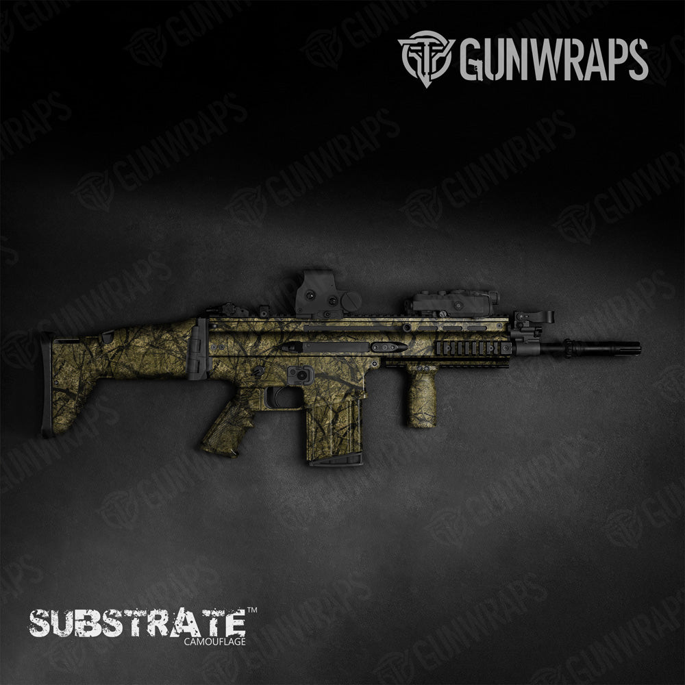 Tactical Substrate Savannah Stalker Camo Gun Skin Vinyl Wrap Film