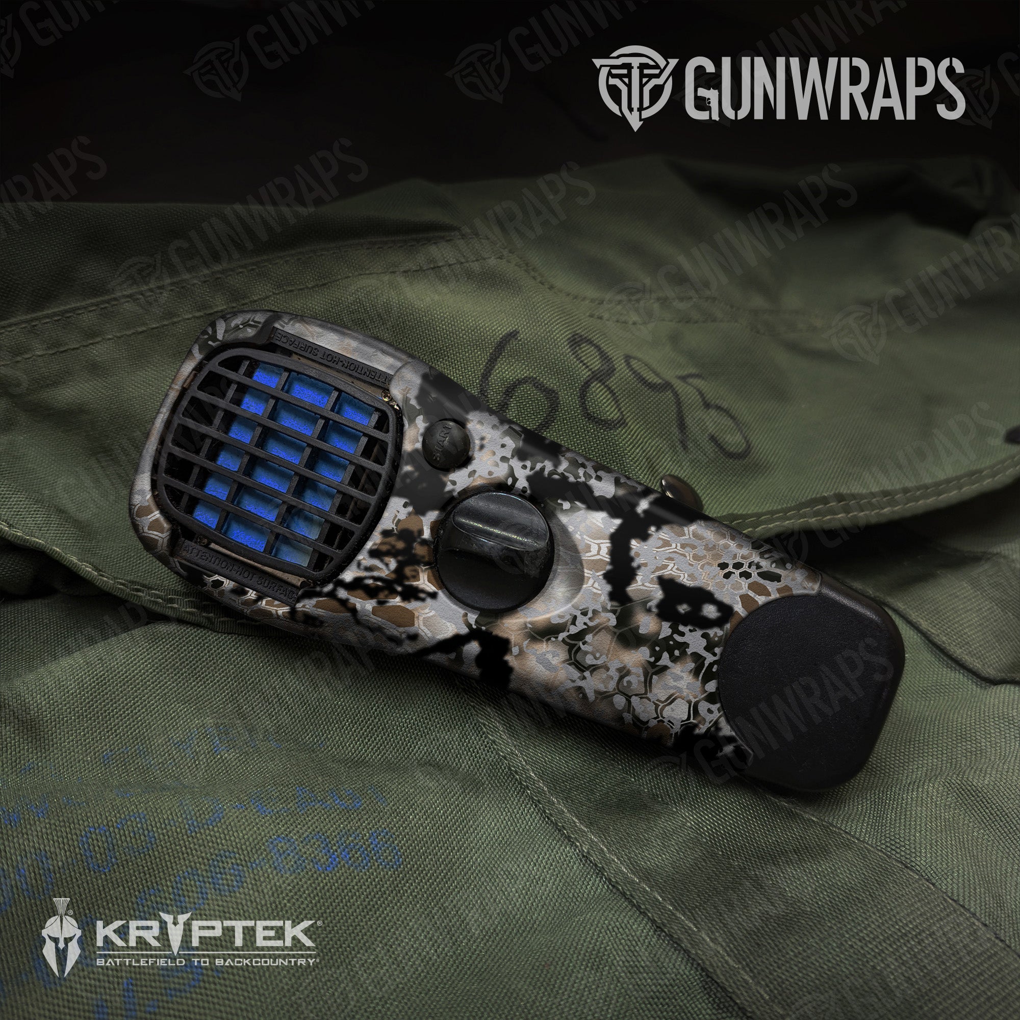 Thermacell Kryptek Obskura Skyfall Camo Gear Skin Vinyl Wrap