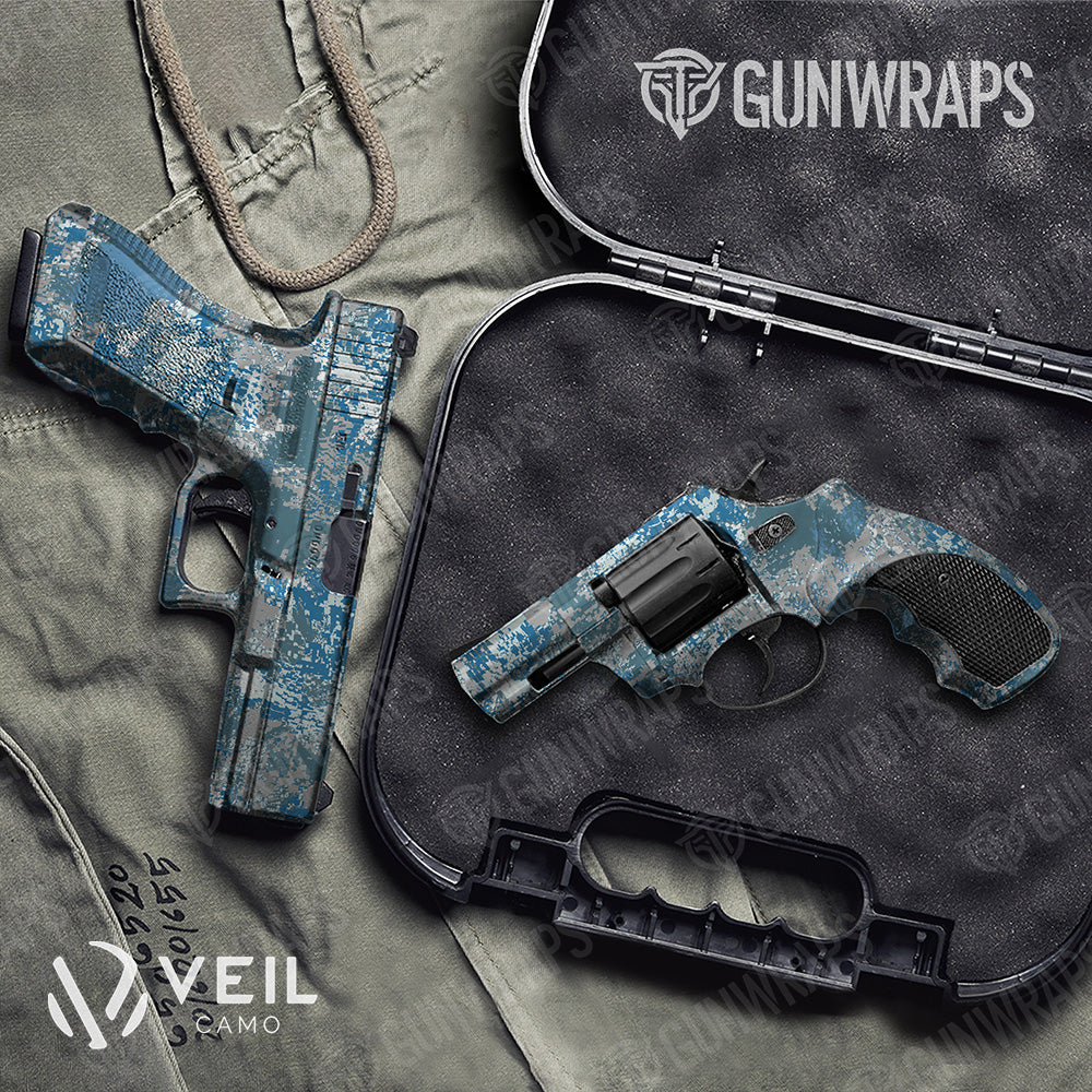 Pistol & Revolver Veil Stryk Hookset Camo Gun Skin Vinyl Wrap