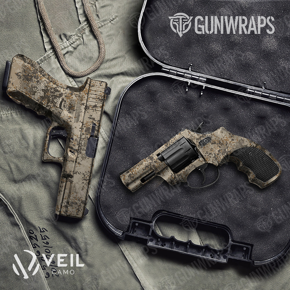Pistol & Revolver Veil Terra A Camo Gun Skin Vinyl Wrap