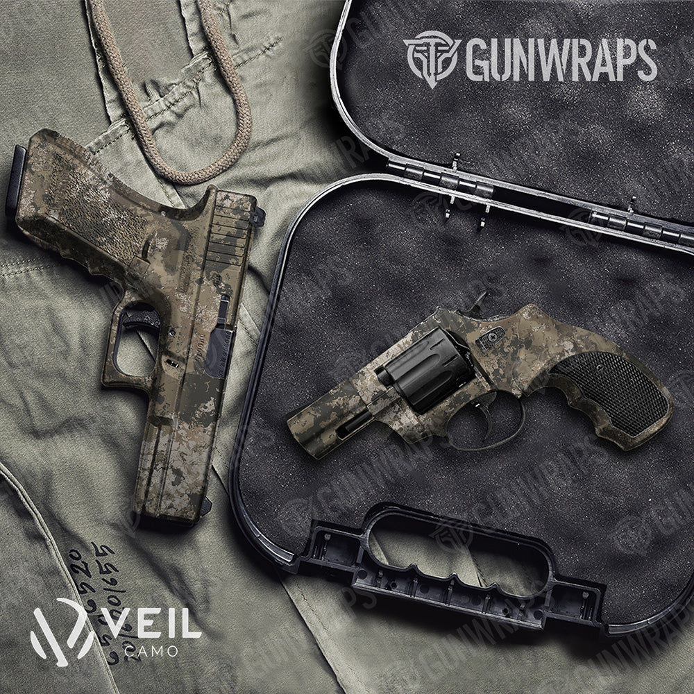 Pistol & Revolver Veil Wideland Camo Gun Skin Vinyl Wrap
