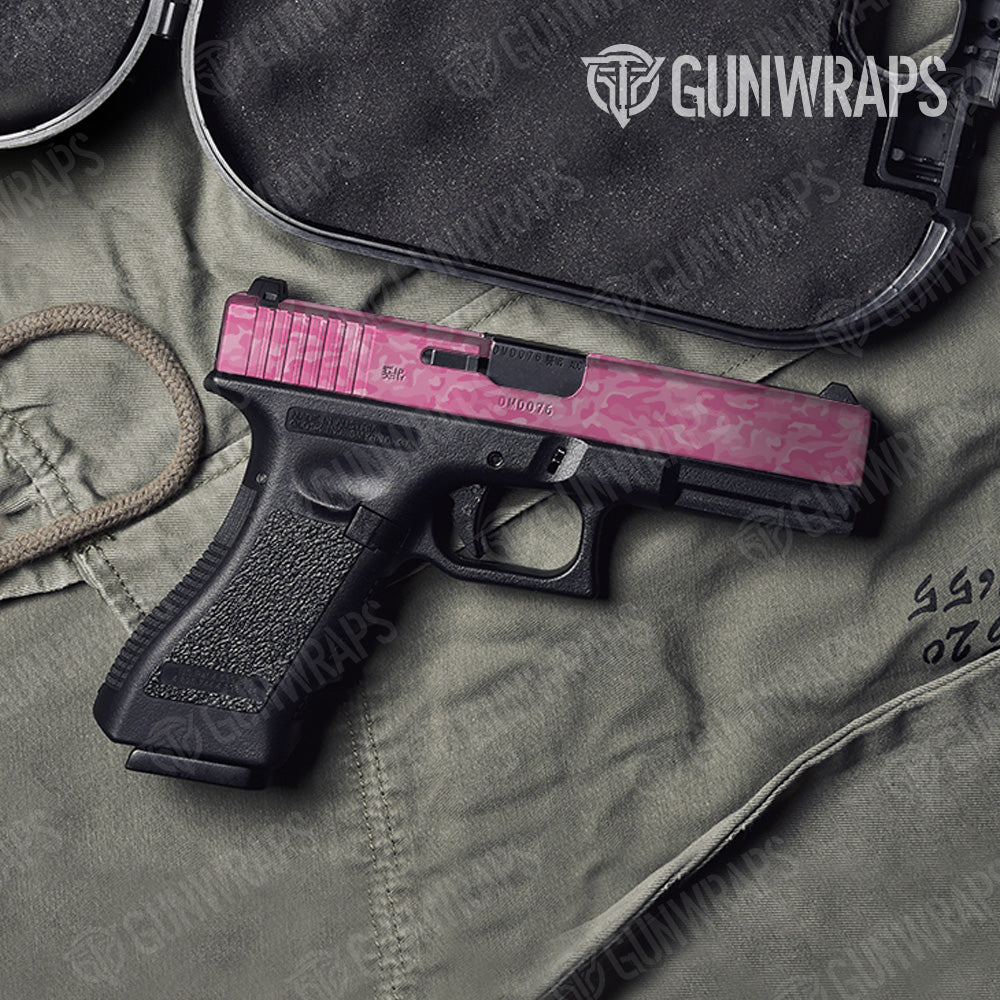 Classic Elite Pink Camo Pistol Slide Gun Skin Vinyl Wrap
