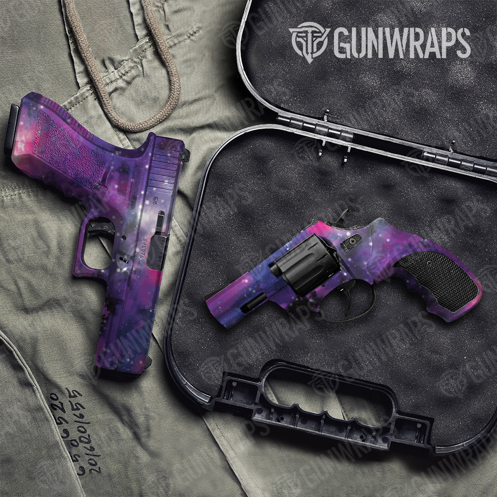 Galaxy Metro Pistol & Revolver Gun Skin Vinyl Wrap