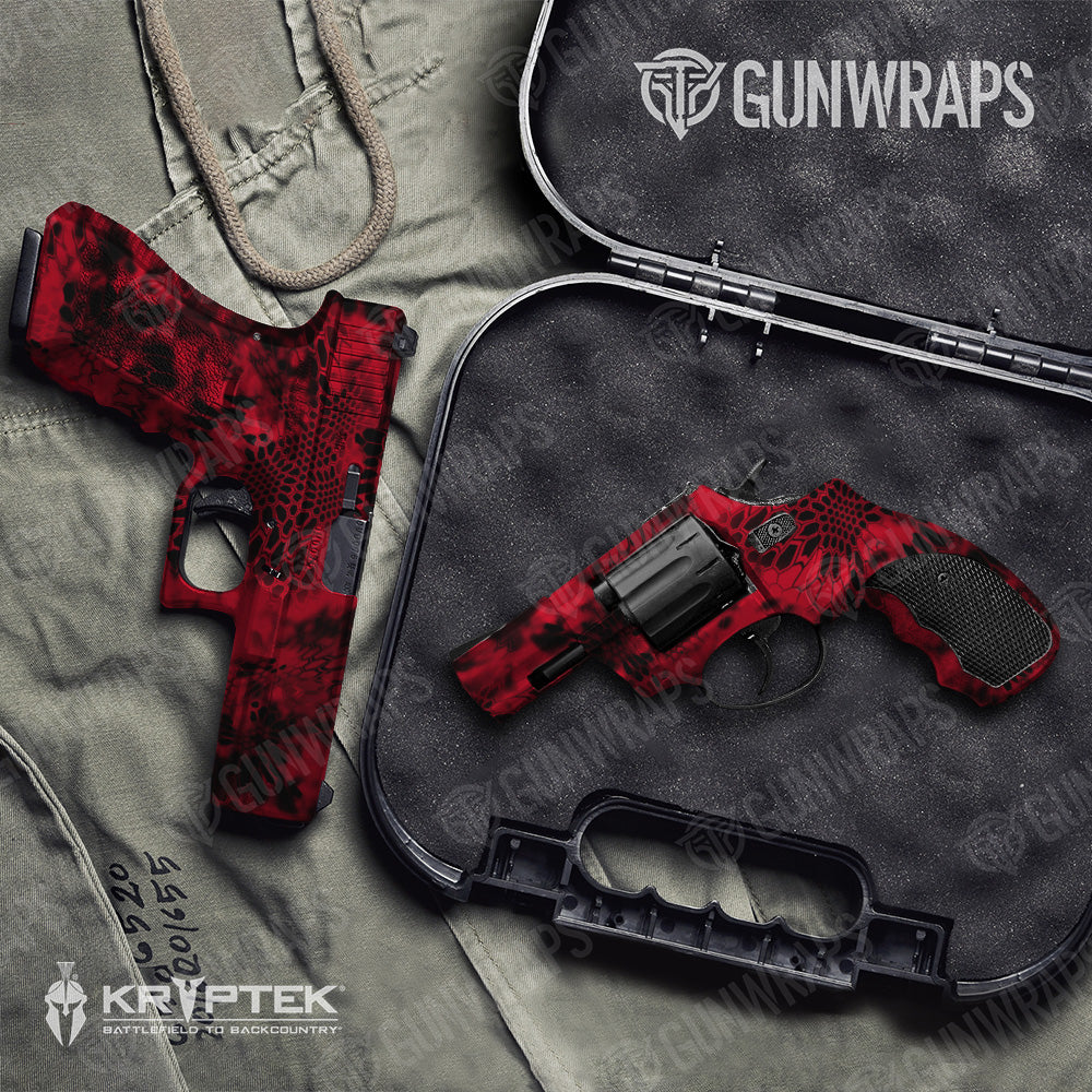 Pistol & Revolver Kryptek Diablo Camo Gun Skin Vinyl Wrap