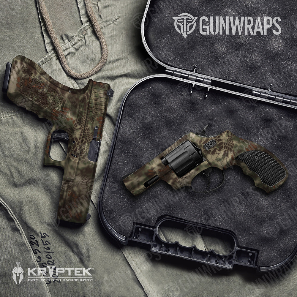 Pistol & Revolver Kryptek Mandrake Camo Gun Skin Vinyl Wrap