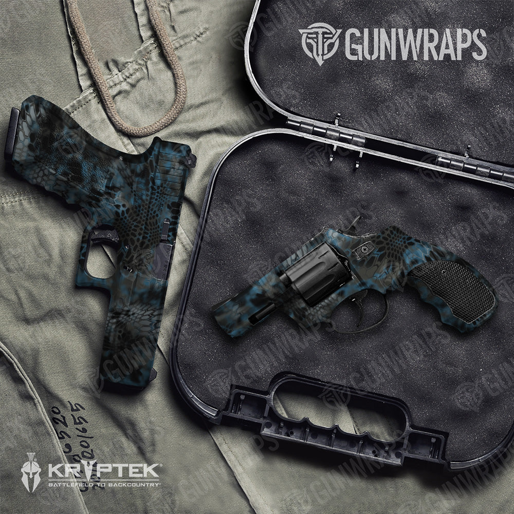 Pistol & Revolver Kryptek Neptune Camo Gun Skin Vinyl Wrap