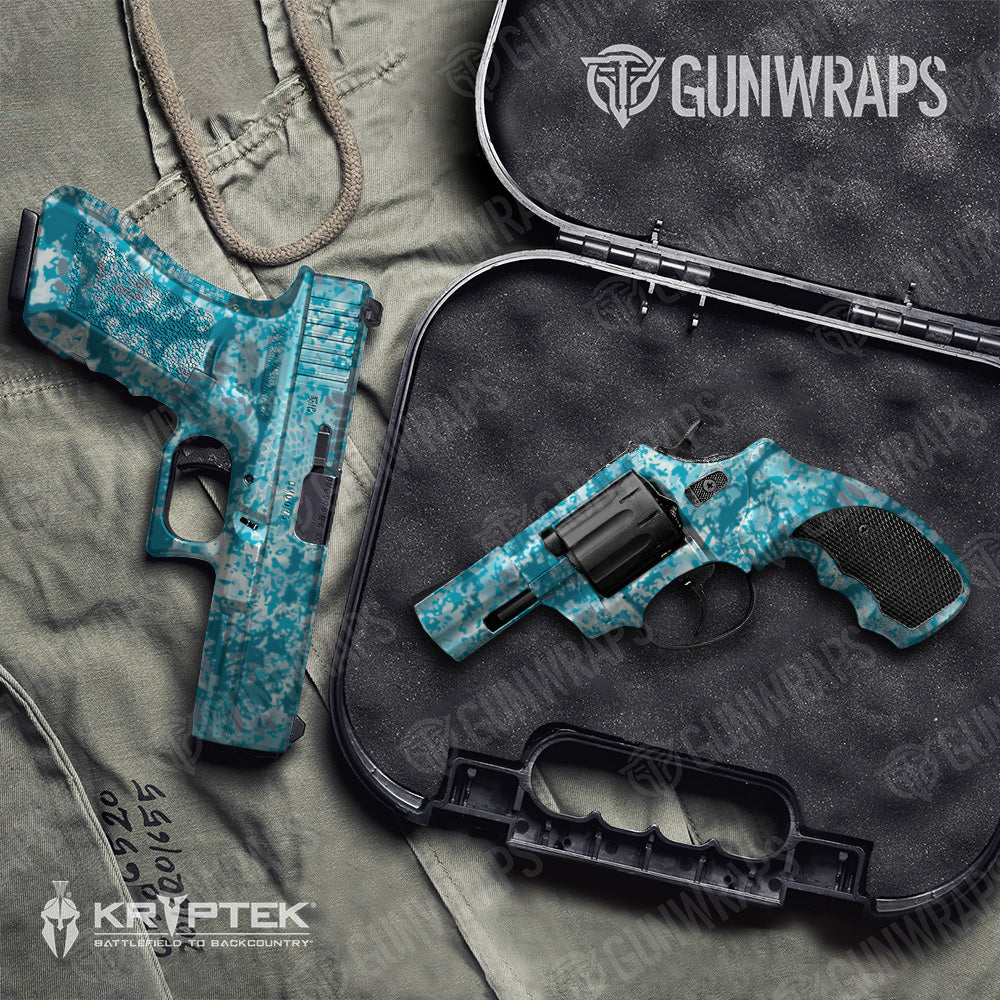 Pistol & Revolver Kryptek Obskura Shallows Camo Gun Skin Vinyl Wrap