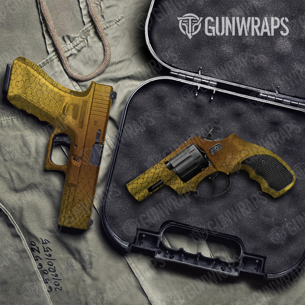Animal Diamondback Pistol & Revolver Gun Skin Vinyl Wrap