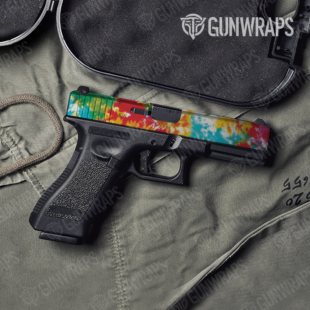 Tie Dye Jungle Fever Pistol Slide Gun Skin Vinyl Wrap