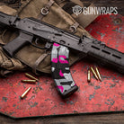Classic Magenta Tiger Gun Skin Vinyl Wrap