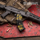 Classic Militant Yellow Gun Skin Vinyl Wrap