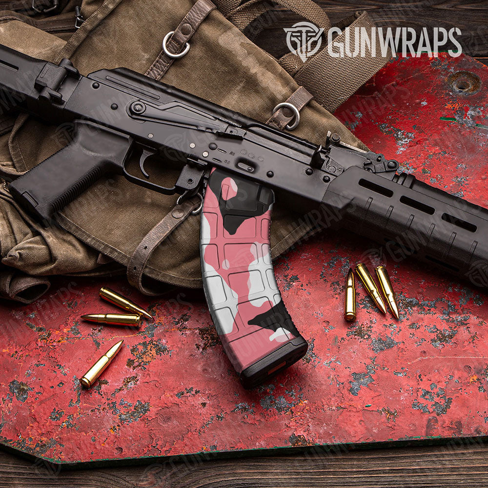 Cumulus Pink Gun Skin Vinyl Wrap