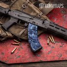 Digital Blue Urban Night Gun Skin Vinyl Wrap