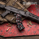 Paintball Red Tiger Gun Skin Vinyl Wrap