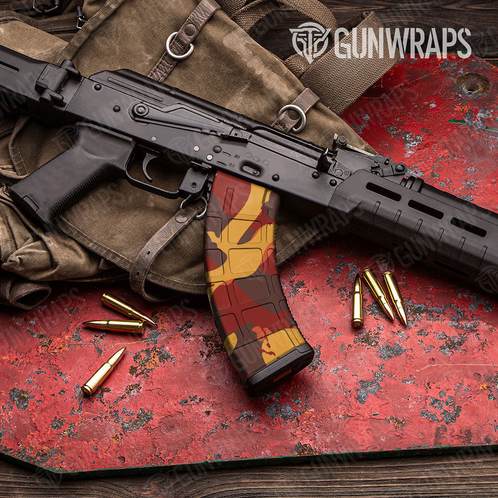 Ragged Autumn Gun Skin Vinyl Wrap