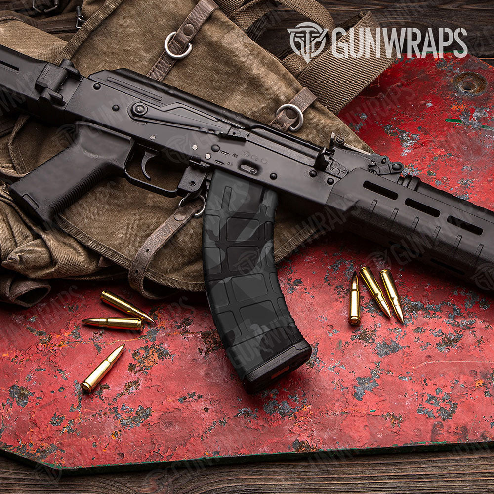 Ragged Elite Black Gun Skin Vinyl Wrap