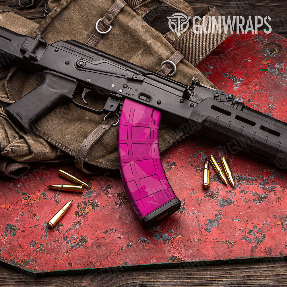 Ragged Elite Magenta Gun Skin Vinyl Wrap