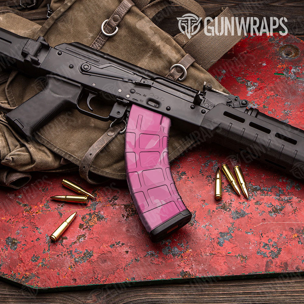 Ragged Elite Pink Gun Skin Vinyl Wrap